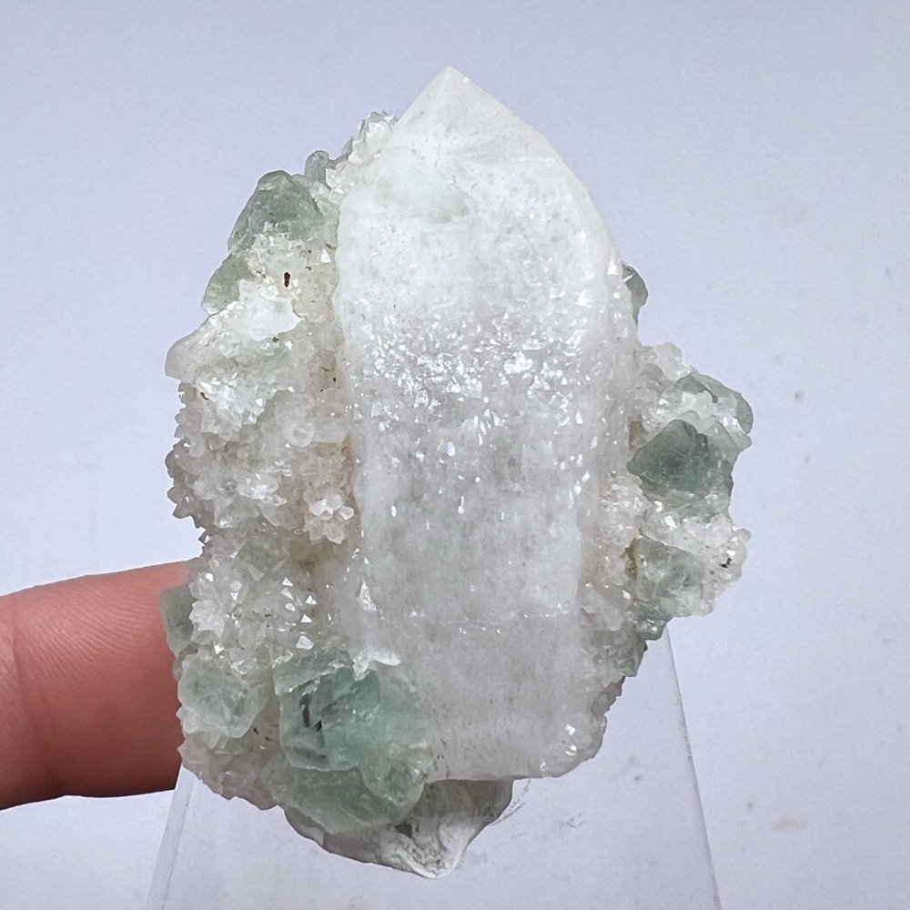 Fluorite on Quartz